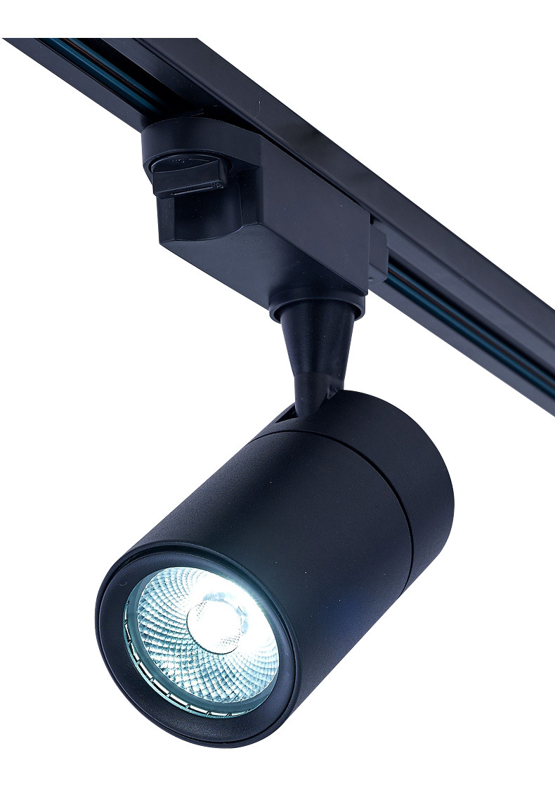 批发轨道灯led 7w10w15w30w服装店轨道射灯导轨灯吸顶明装射灯cob