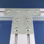 3060 4080工业铝型材加强加固外置连接板 t型连接铁片-阿里巴巴