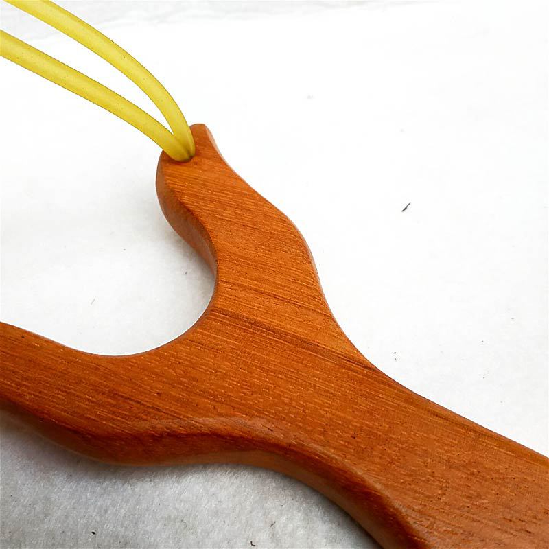 鸡翅木弹弓叉带皮筋户外玩具实木柄把手红花梨厂家直销