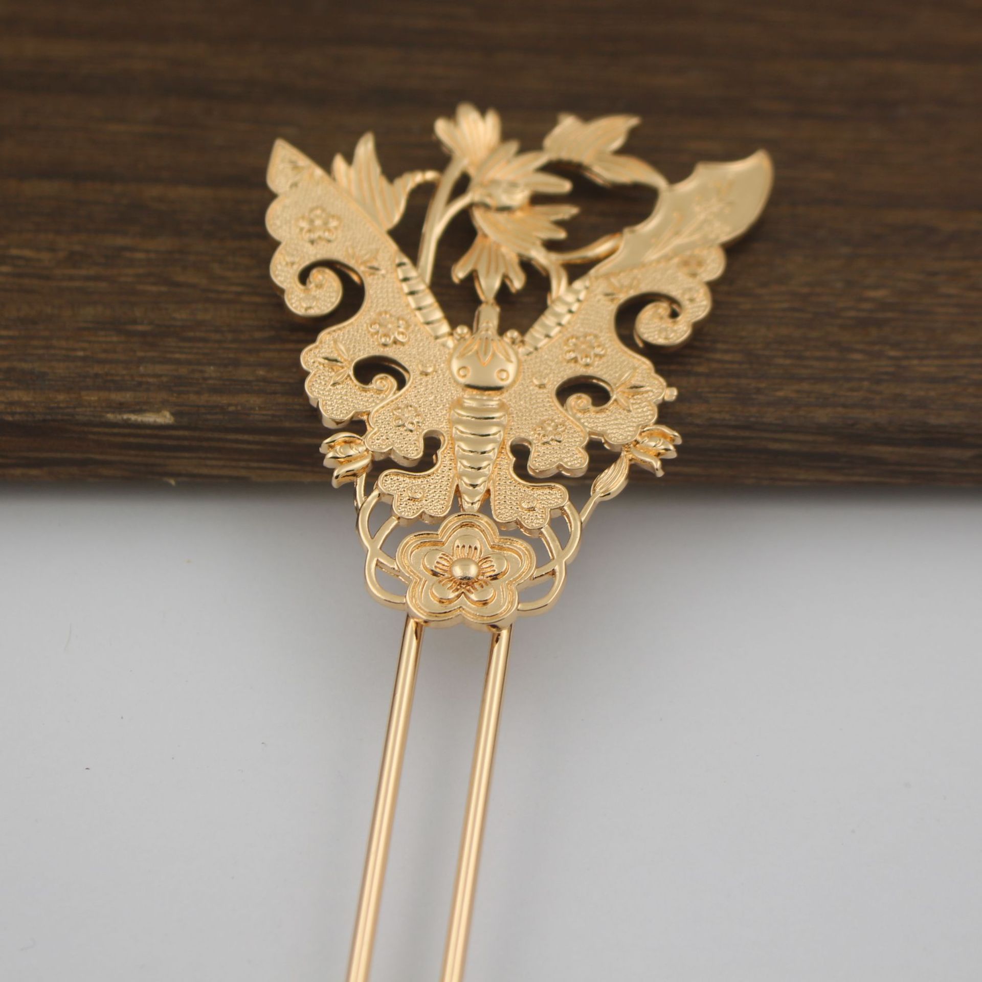 古风饰品配件 铸铜佛帽发冠毗卢冠发钗 发簪发饰材料