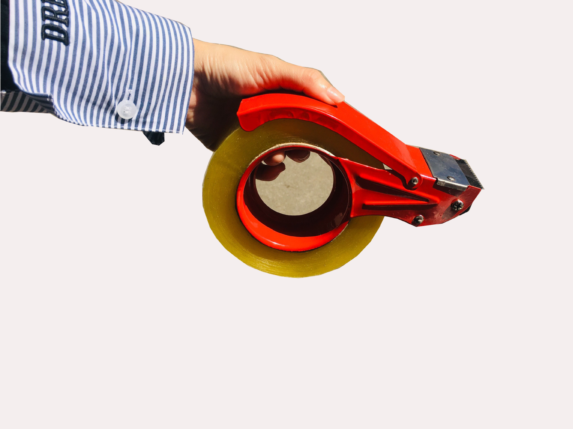 手握式胶带切割器/铁质打包器/透明胶带封箱器塑料胶带机5/6cm