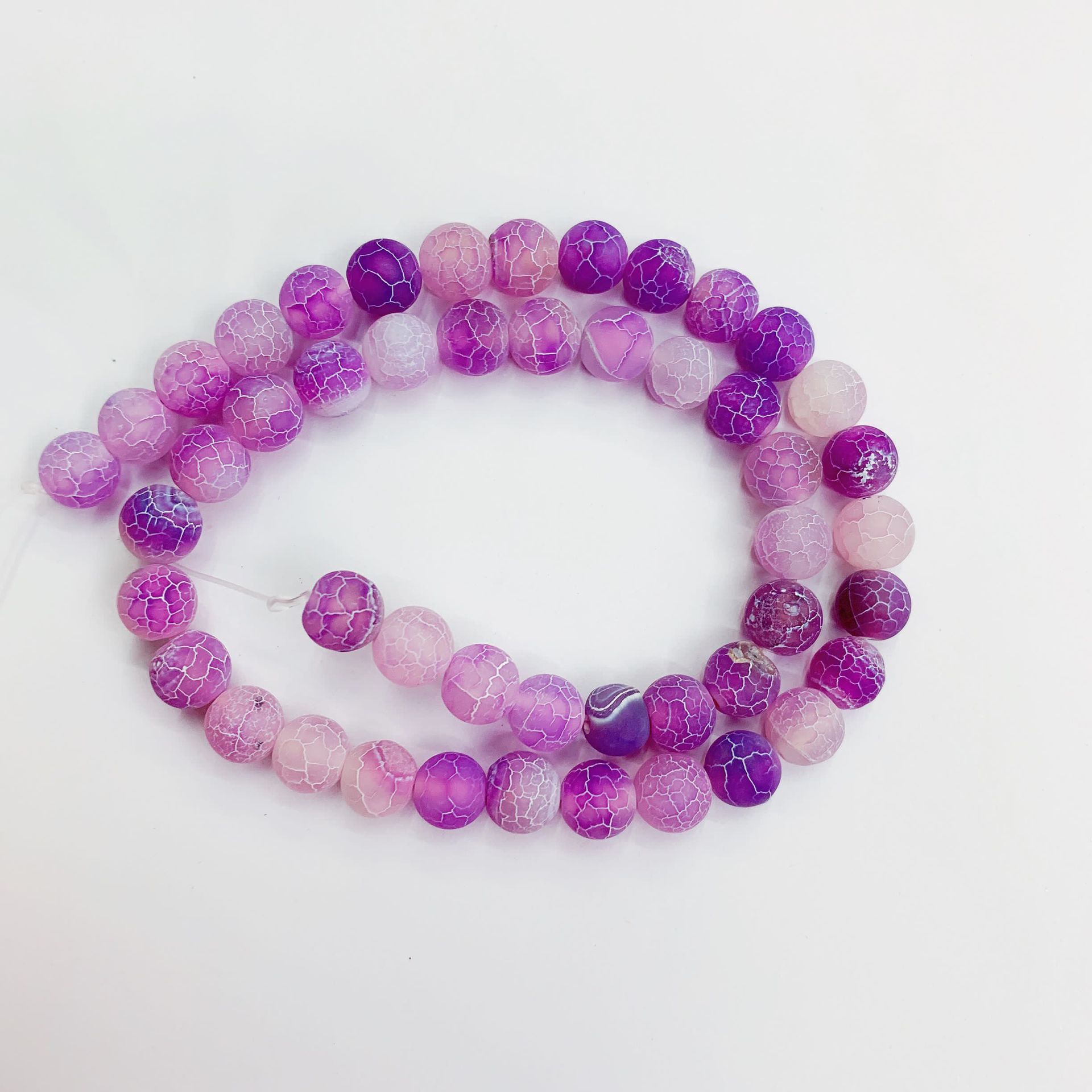 天然彩色风化玛瑙散珠玛瑙珠串饰品配件diy手工珠子