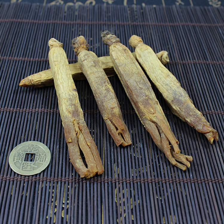 长白山人参黄马褂高丽参 模压红参别直参红参高丽参整块产地货源