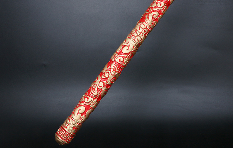 新款如意金箍棒玩具孙悟空兵器pu橡胶演出棍棒道具舞台表