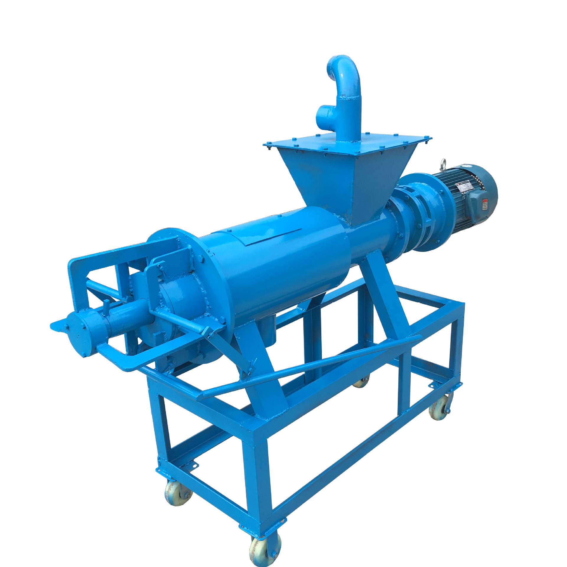机大型粪便挤压干湿分离机图片不锈钢的鸭粪脱水机商机图片猪粪脱水机