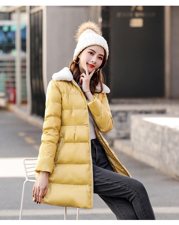 棉衣女士中长款2019冬季新款女装羽绒棉服overize韩版棉袄外套潮