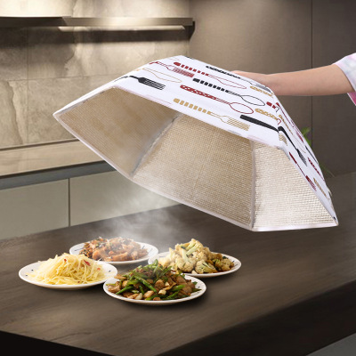 保温菜罩子冬季加热饭菜家用大号伞照菜笼子保温菜照.