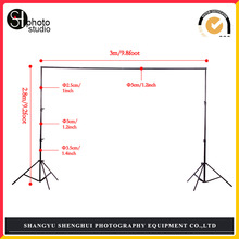2.8*3m摄影背景架 灯架全金属 搭配摄影背景布
