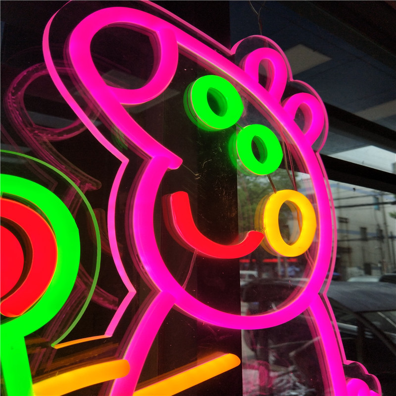 定制加工个性创意软性霓虹灯发光字 diy软性霓虹灯发光字批发厂家