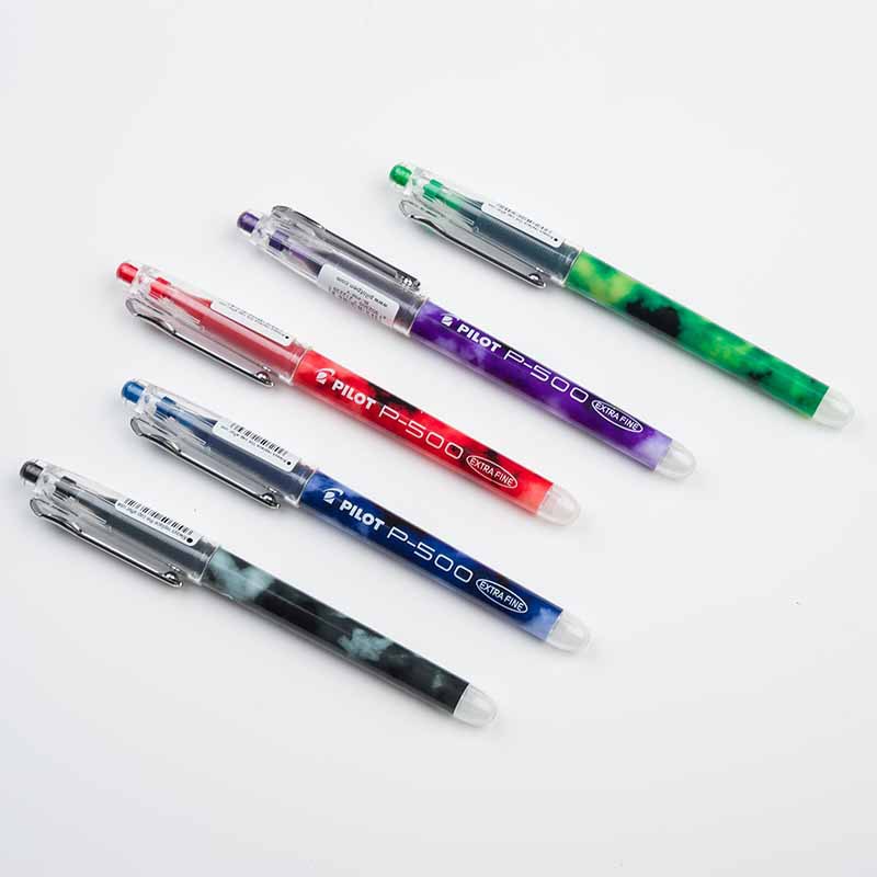 Baile Disposable Signature Pen BL-P500 [0.5mm] Straight-Liquid Ballpoint Pen for Student Examination Office
