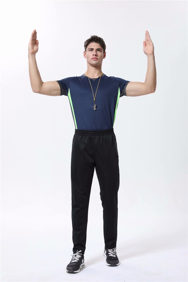 145珠地布篮球裁判服短袖t恤男女团体裁判服装上衣专业比赛训练服