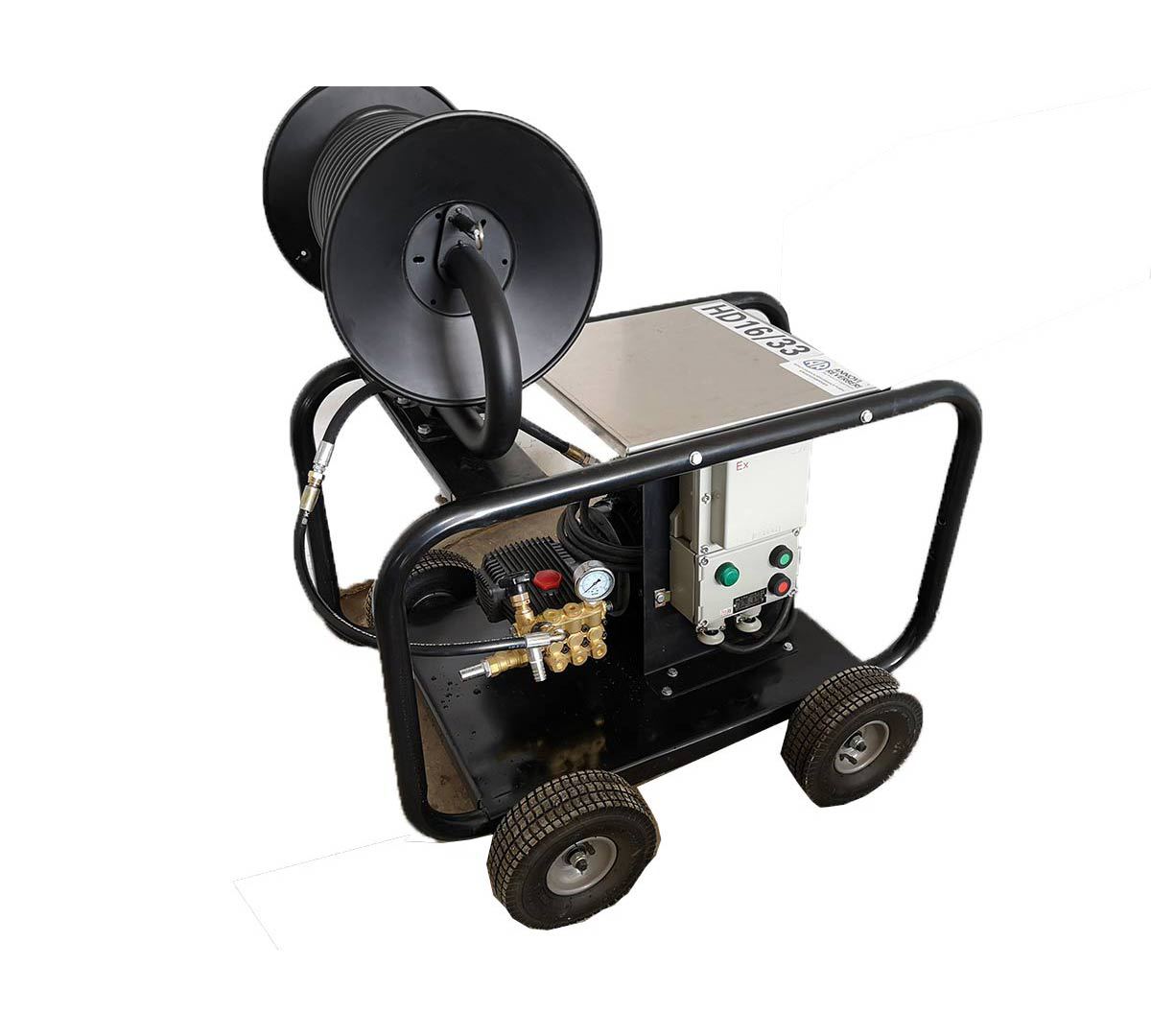 高压管道清洗机清除地面污渍小广告工业及商用清洁高压水流清洗机