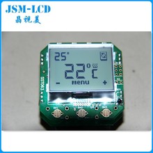 JSMLCD段码液晶屏可定制TN模块充电器电源屏灰底白背光FPC断8