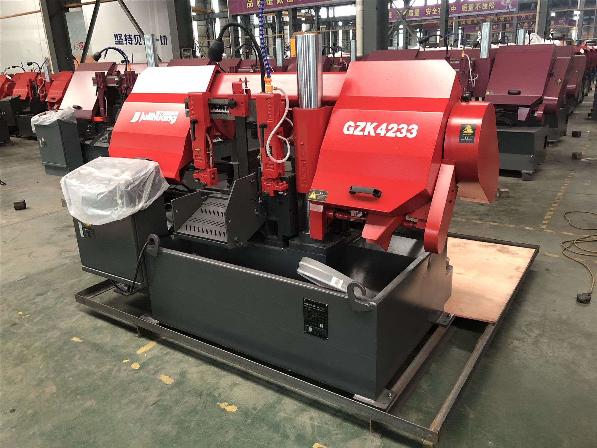 锯力煌gzk4233数控全自动金属带锯床 自动送料 自动切管机 切割机
