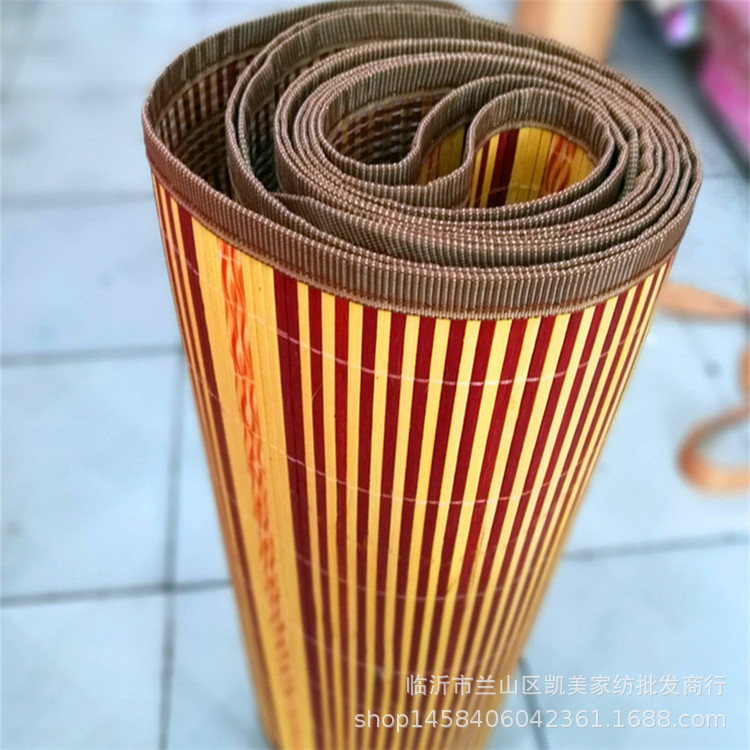 Student Dormitory Single Bed Bamboo Mat Gold Brick Bamboo Mat Migrant Workers Dormitory Hotel Medium Green Mat Summer Production