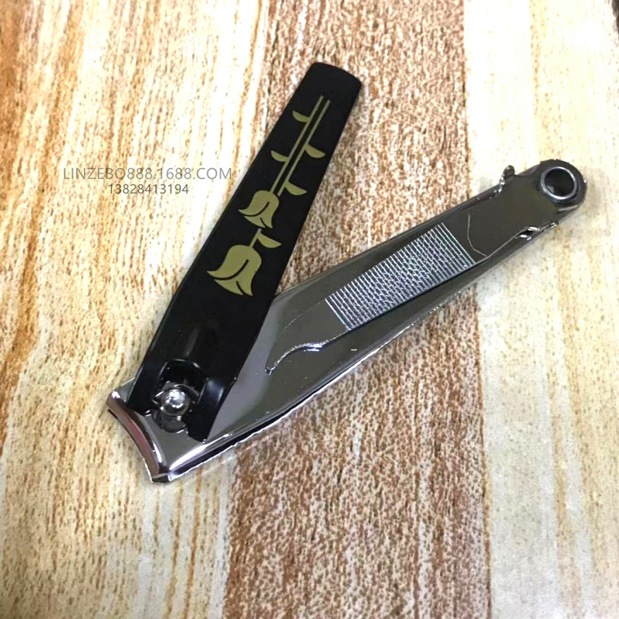 露威指甲钳指甲刀黑面金花618fwa指甲钳修甲刀