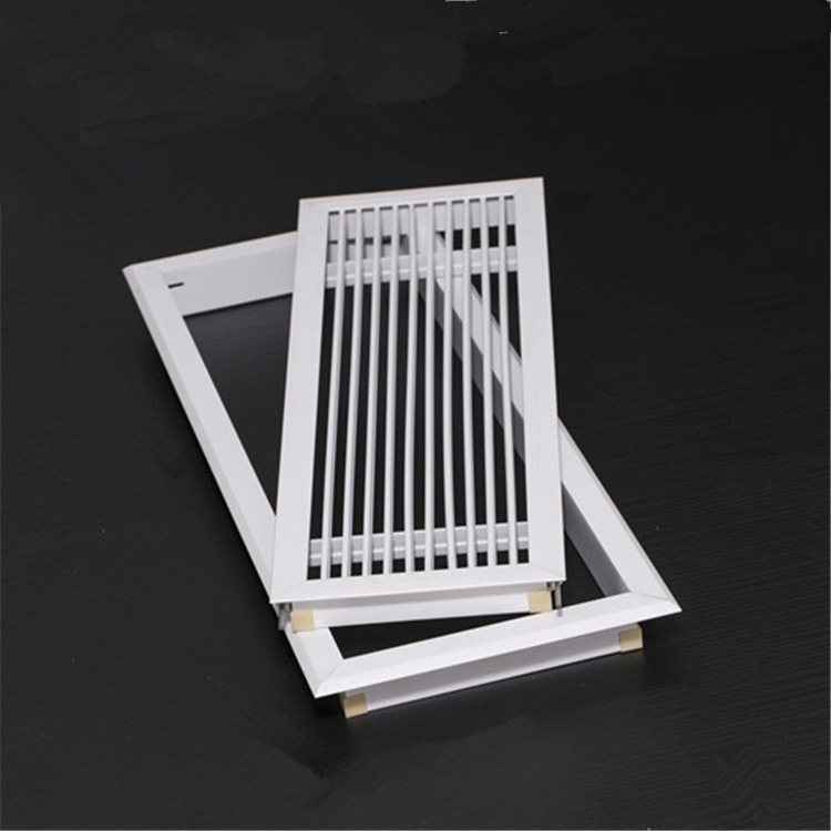 厂家直营 塑钢abs可开百叶门铰式回风百叶风口 abs塑钢回风口