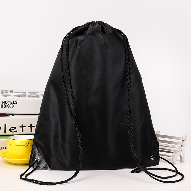 现货210d190t 束口袋 背包抽绳袋 尼龙涤纶拉绳包 足球鞋袋定做