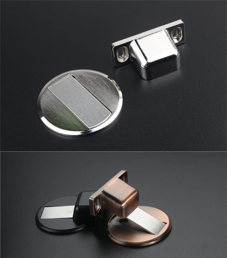 地吸 隐形免打孔定位卧室静音防撞挡顶碰板门碰卫生间 防踢木门吸