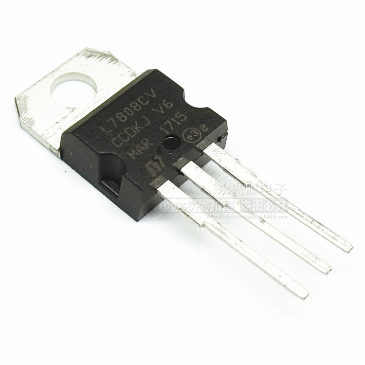 铠烽 直插三极管 l7808cv 8v 封装to-220 三端正稳压器 全新原装