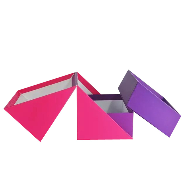 定制异形三角梯形果酱礼品包装纸盒