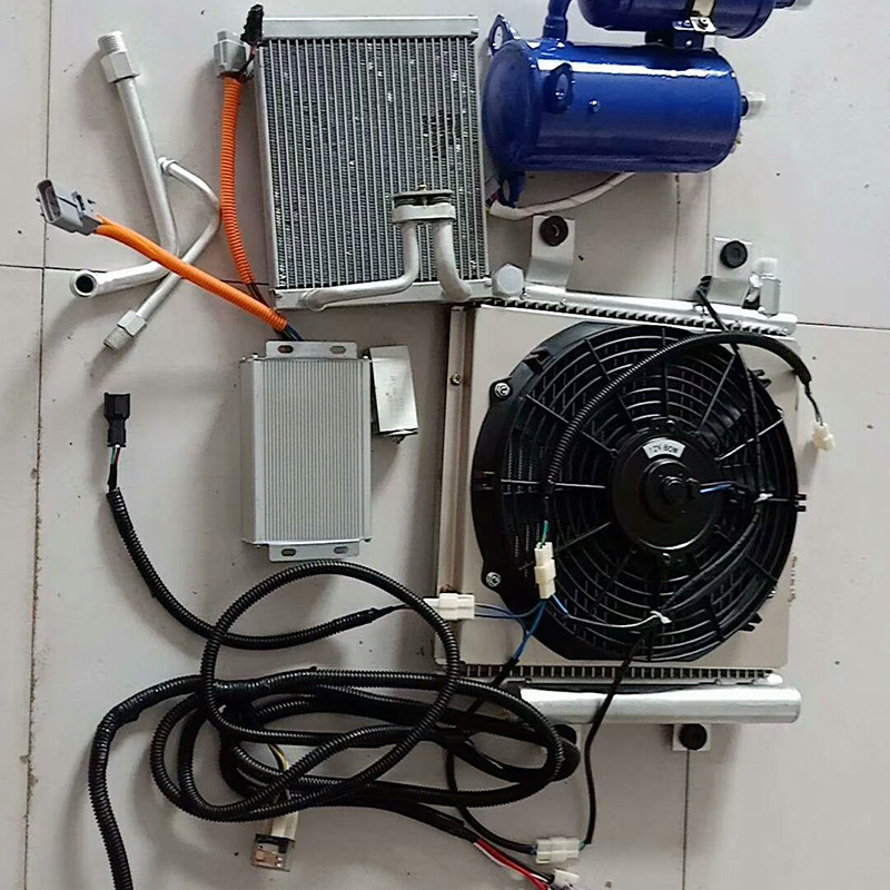 60v现货新能源电动车汽车空调取暖制冷配件车载丽驰雷丁空调配件