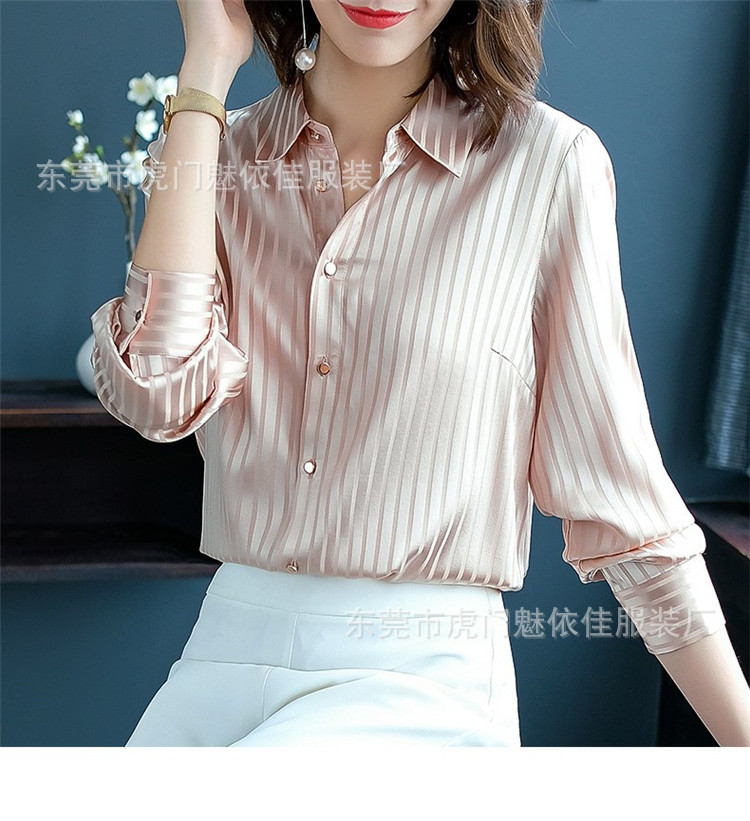春秋新款上衣女士衬衫韩版女装长袖雪纺衫外贸尾货杂款服装清仓