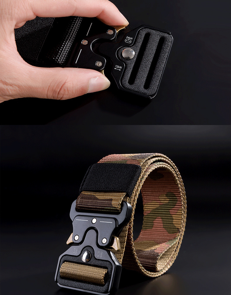 眼镜蛇战术腰带军迷男特种兵插扣速干裤带户外帆布尼龙作训内腰