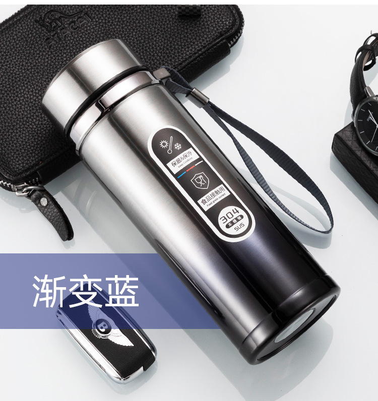 304 Stainless Steel Japanese Vacuum Cup Creative Large Capacity Tumbler Business Office Tea Cup Gift Customization