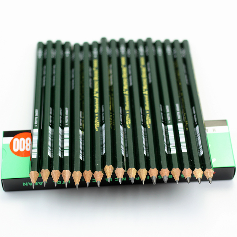 三菱铅笔9800铅笔办公用品学生文具美术素描铅笔8b 10b绘画铅笔