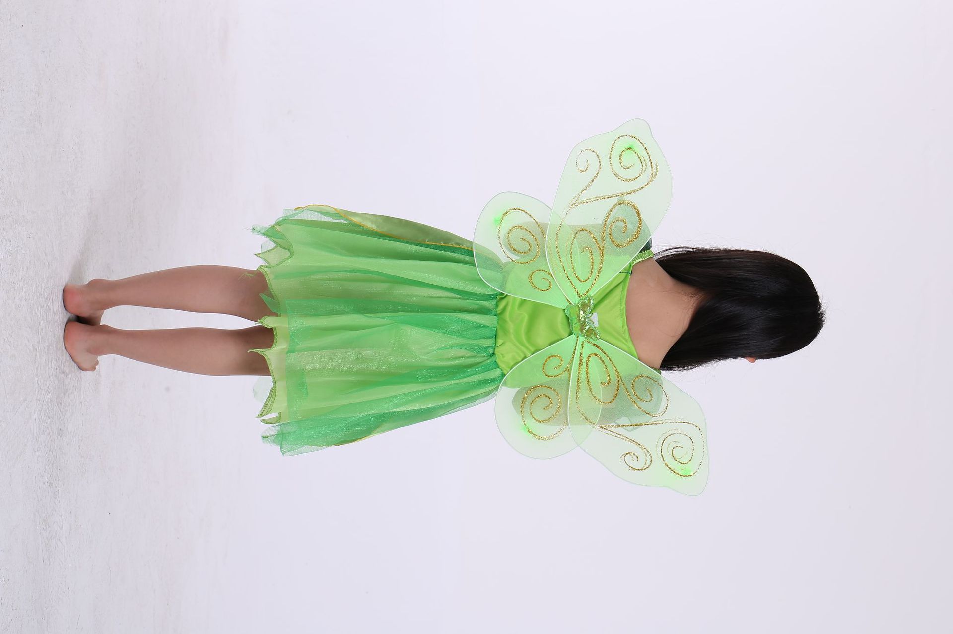 舞伊美六一儿童花仙子演出服 万圣节童裙童装精灵连衣裙 一件代发