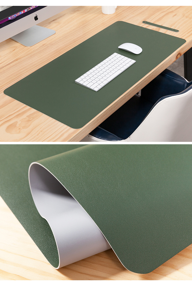 厂家现货直销超大号鼠标垫厚皮革电脑办公桌垫游戏广告鼠标垫定制
