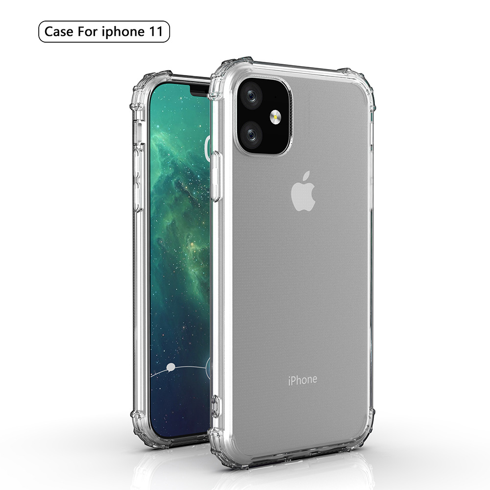 适用iphonese 11promax军事四角防摔手机壳苹果xr 7/8plus6硅胶套