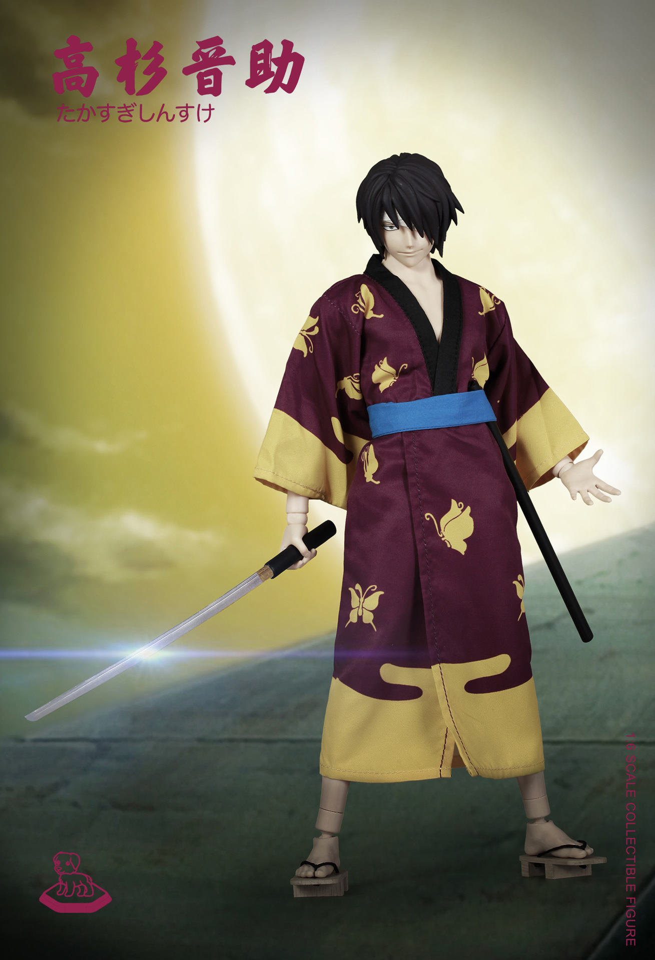 小铭工坊 1/6 xm系列 银魂 xm002 高杉晋助 1/6 可动人偶