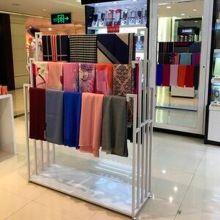 布料丝巾落地货架多层展示服装店展示架架子围巾床单