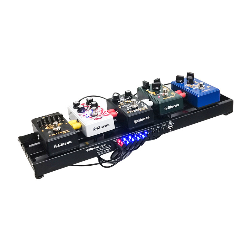 电吉他单块效果器板 吉它效音器 超轻超结实大容单块效果器板子