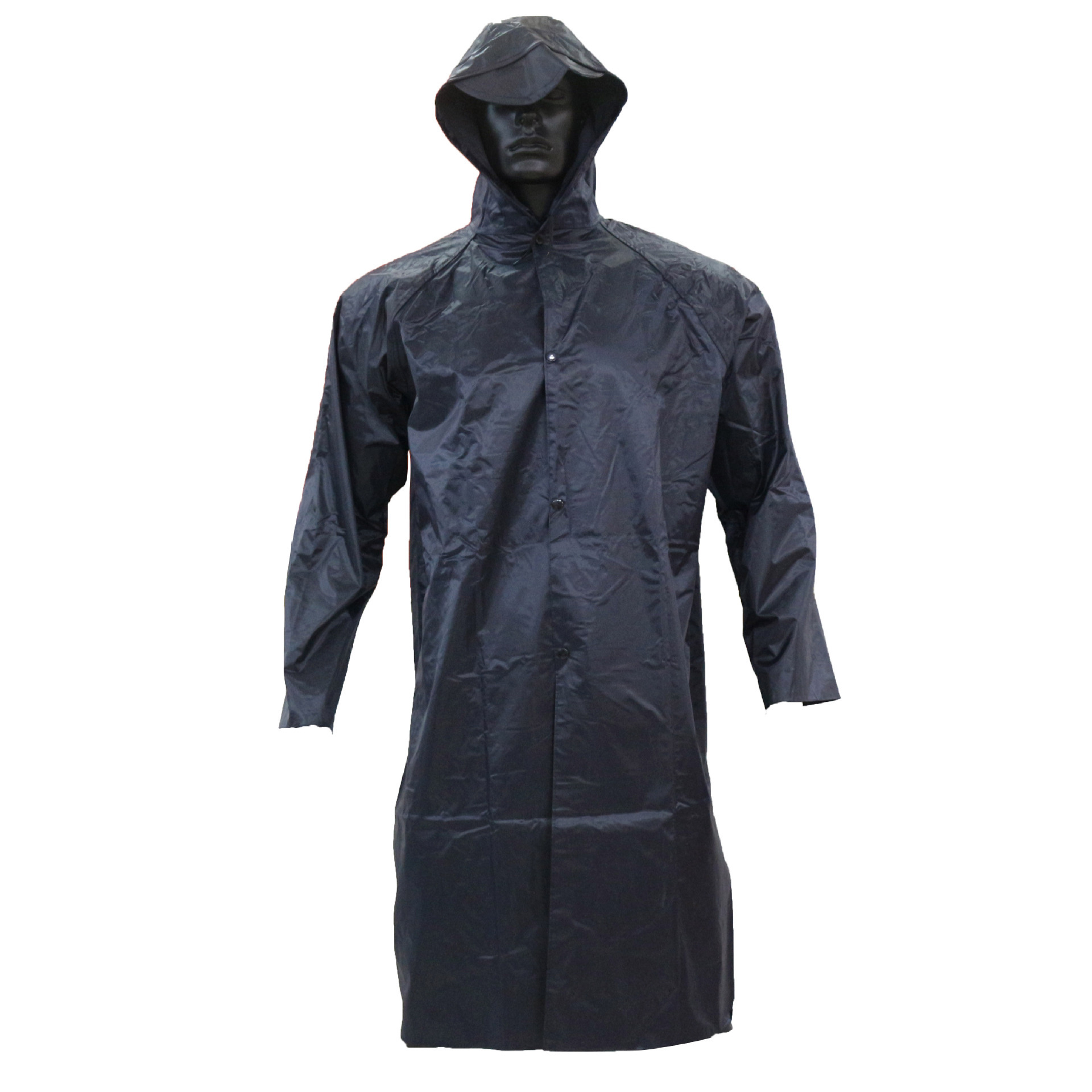 成人长款一方天农用雨衣雨服yft防雨套服徒步雨披黑色防护雨衣