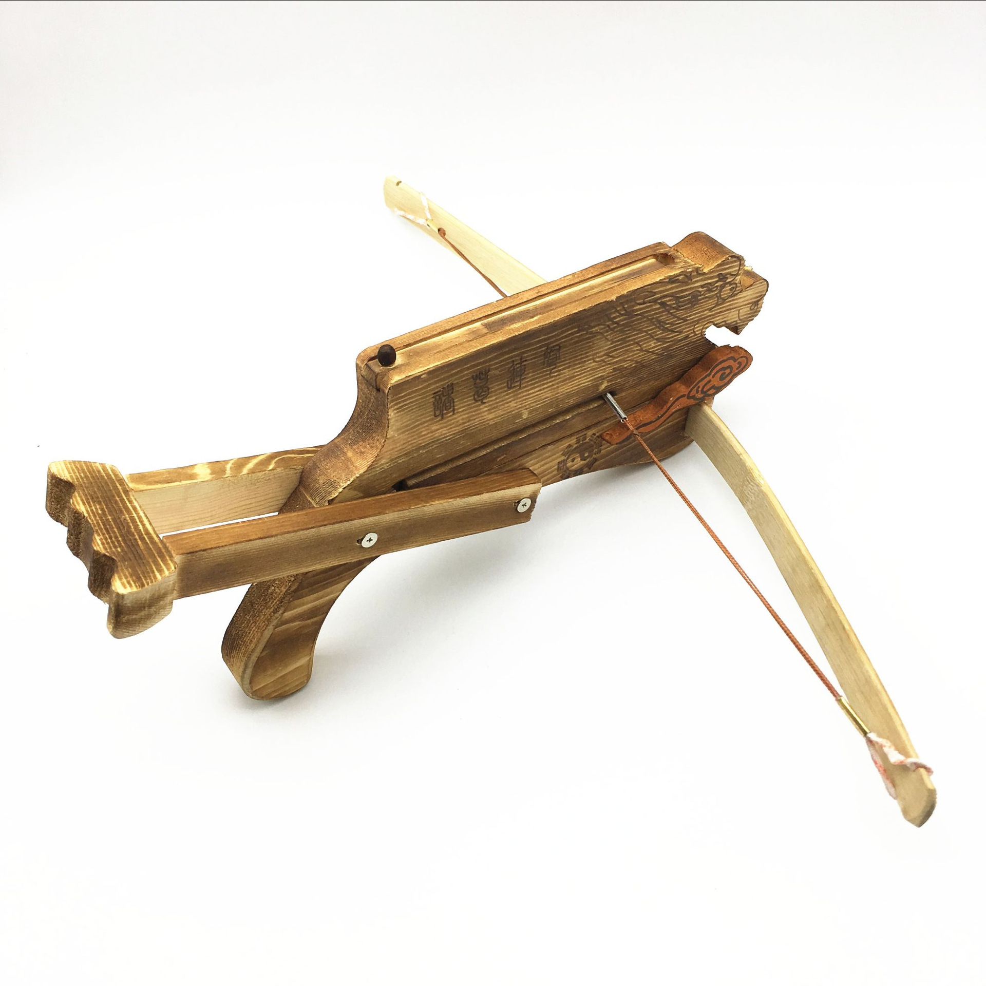 木质诸葛连弩玩具非金属木质玩具弓弩软箭玩杀伤力射击竞技比赛弓