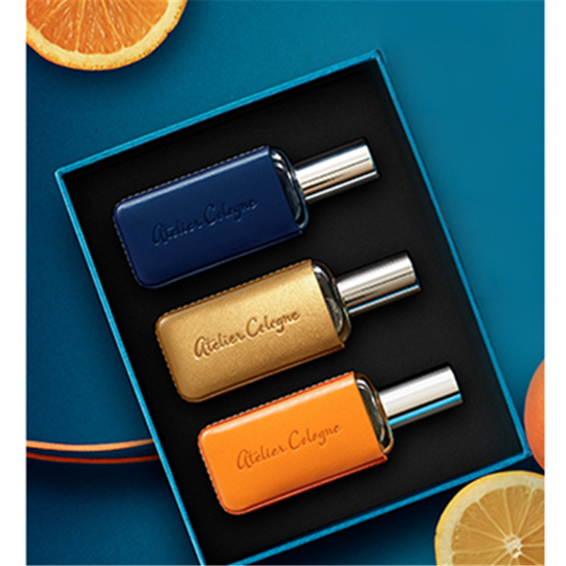 定制欧珑香水皮套 真皮香水瓶皮套 防摔香水瓶保护套定制logo