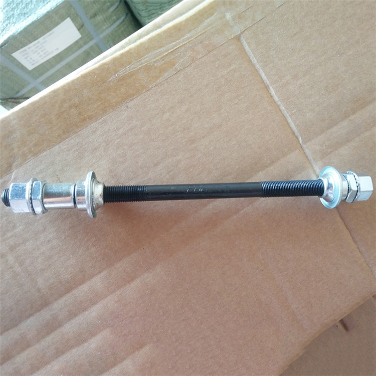 厂家直销 加长205后轴 自行车加长后轴轴承后轮轴自行车配