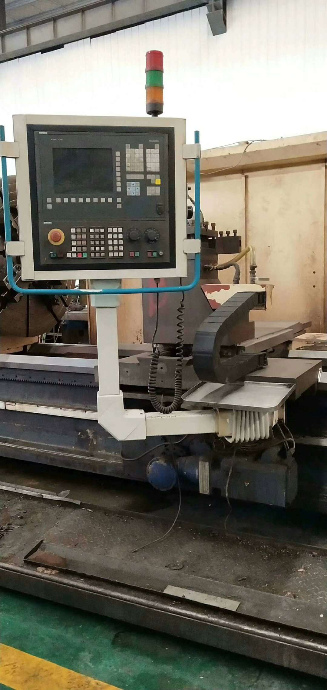 机械厂急售二手6米【星火ckw61125数控卧式车床】两轴带光栅尺