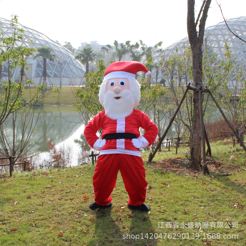 Santa Claus Doll Clothing Adult Wear Walking Opening Store Celebration Performance Flyer Doll Clothes