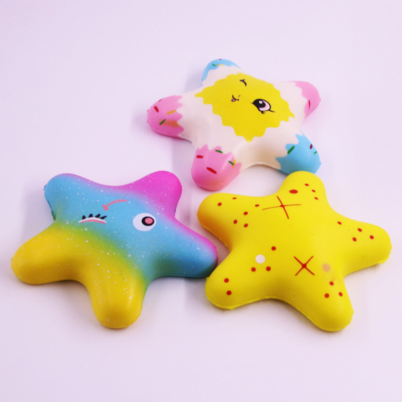 玩具新品 squishypu慢回弹仿真海星儿童玩具树脂工艺品解压玩具
