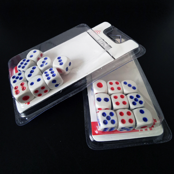 c1611 卡装骰子 色盅 酒吧夜店ktv筛子休闲用品义乌2元店百货批发
