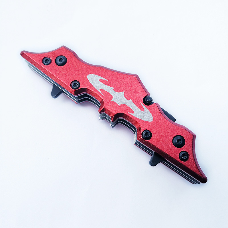 厂家直供 蝙蝠工具刀 刀具户外 折叠刀 迷你小刀 蝙蝠折刀 双开刃