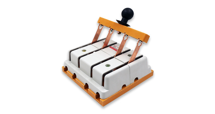 全铜刀闸刀hs11f-100/48双投防误式刀开关 4p100a低压隔离开关