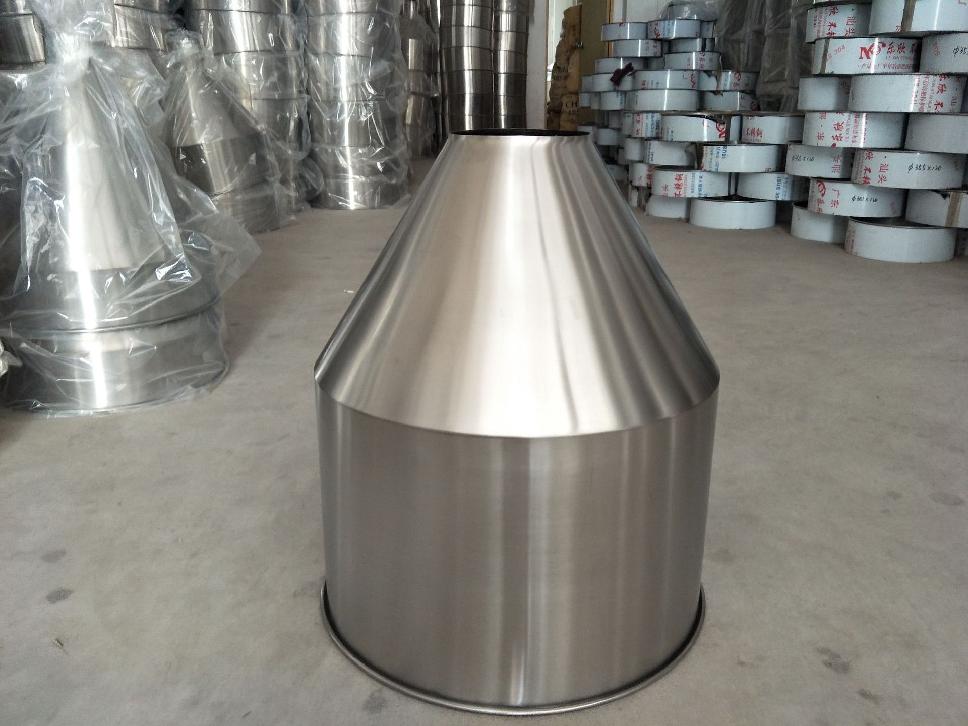 厂家直销 304不锈钢锥形料斗 物料桶 下料斗 落料桶 定制料斗