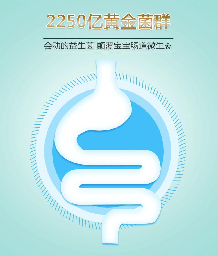 益生菌复合活性儿童宝宝幼儿益生元肠胃冻干粉