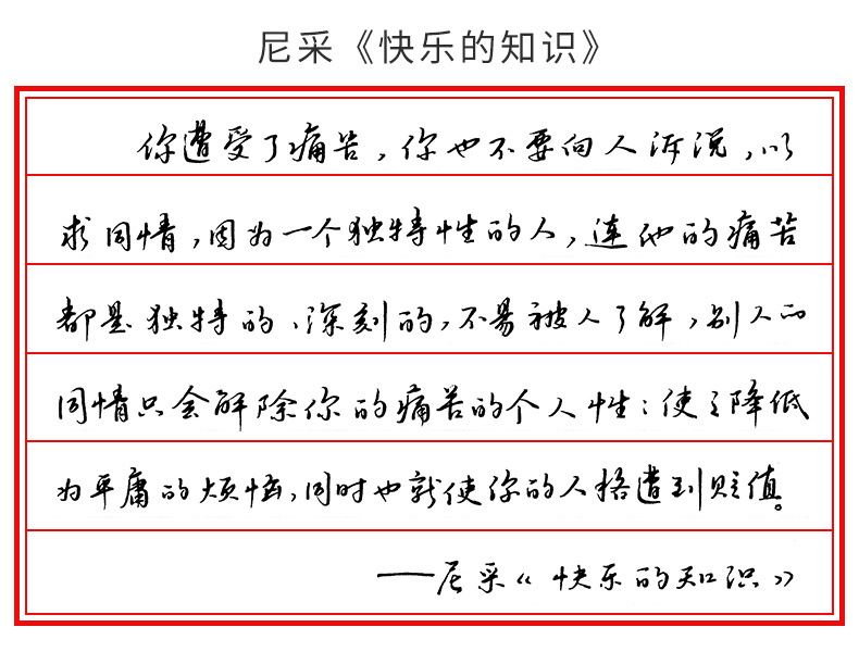 手写体字帖硬笔行楷书法练字本大学生钢笔临摹成人行书网红练字帖
