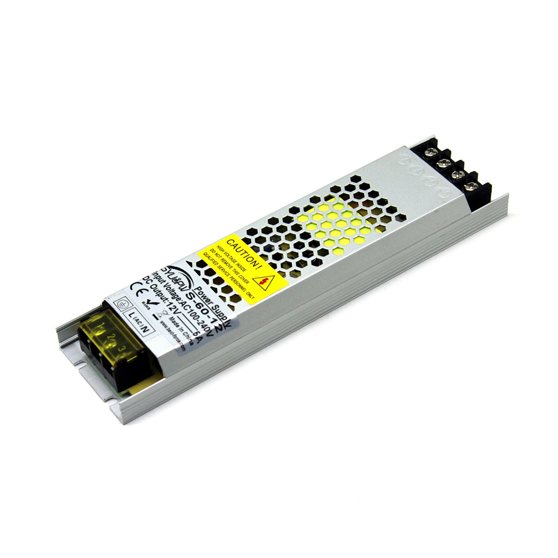 质保3年拉布灯箱电源 12v60w超薄长条电源 led灯箱模组显示屏电源